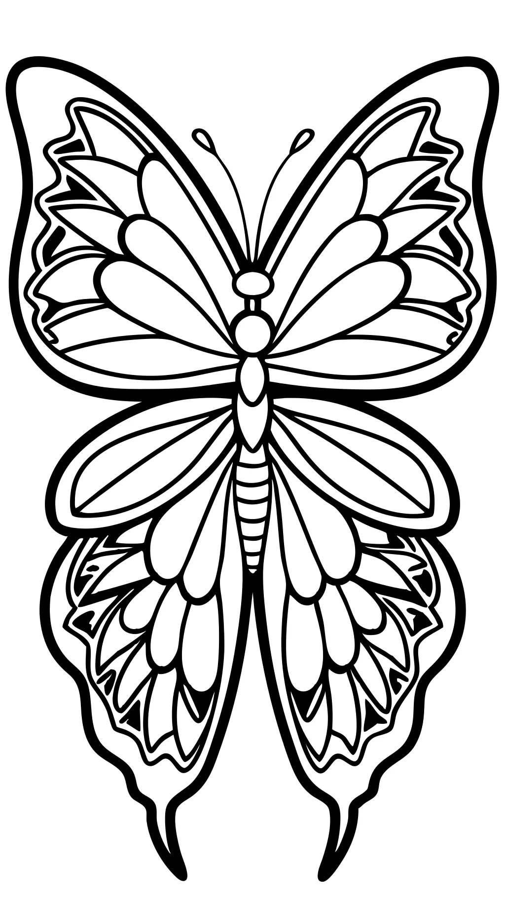 butterfly free coloring pages